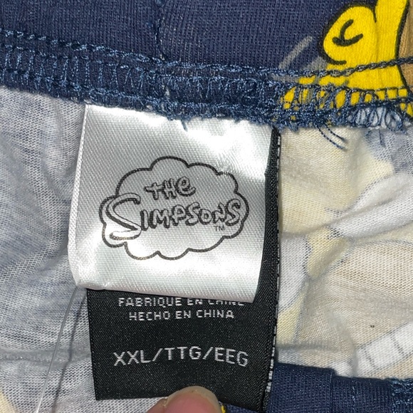 NEW The Simpsons Homer Men's/ Womens XXL  Pajama Sleep Pants With Pockets - Picture 5 of 6